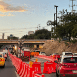 Tráfico en Bernardo Quintana cae 50% por obras del tren México-Querétaro