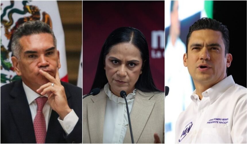 Morena, PAN y PRI adelantan estrategias para elecciones 2027