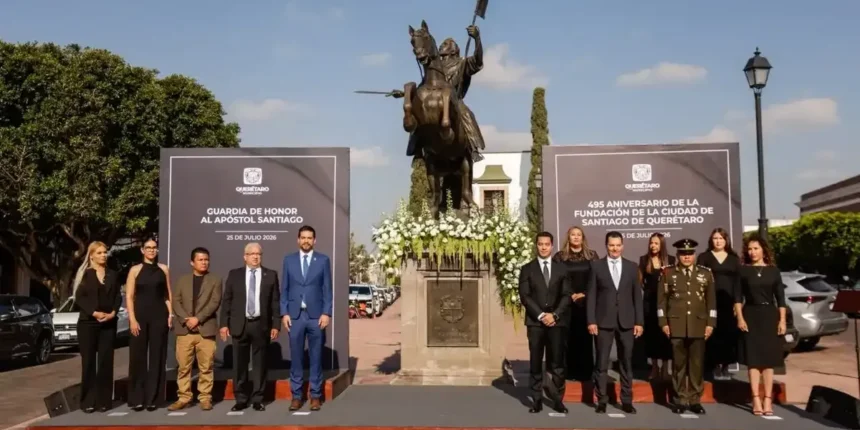 Querétaro celebra 495 años de fundación con homenaje histórico