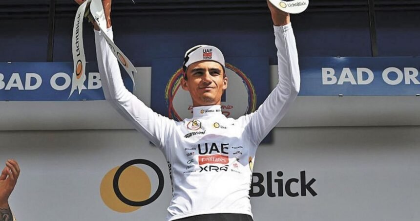 Isaac del Toro gana el prólogo y lidera el Tour de Alemania
