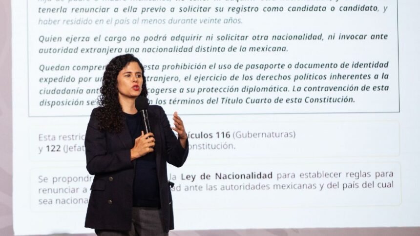 Sheinbaum propone prohibir doble nacionalidad en presidencia y gobiernos