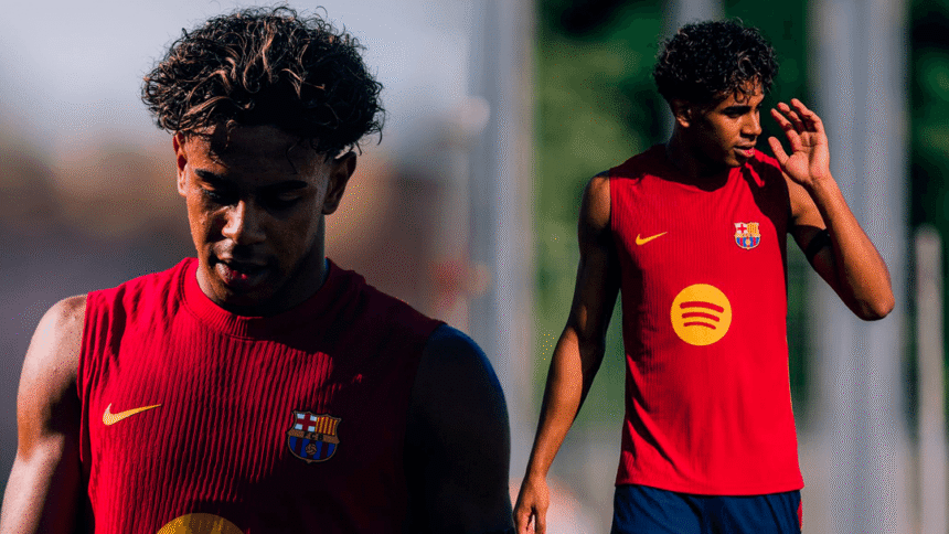 Lamine Yamal se reincorpora a entrenamientos del Barcelona
