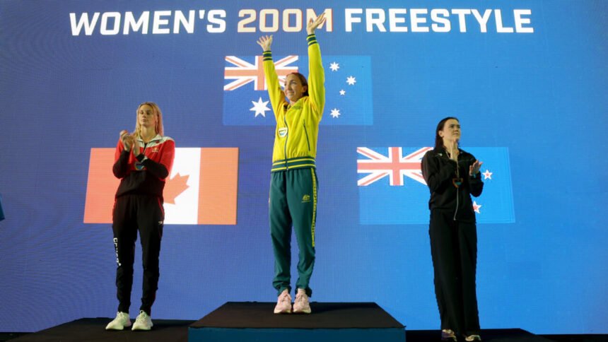 Lani Pallister vence a McIntosh en Pan Pacífico de Natación 2024