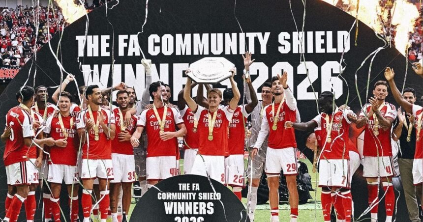 Arsenal vence 3-0 al Manchester City y gana la Community Shield