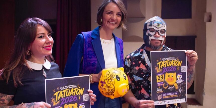 Tatuatón y Modatón recaudan fondos para niños con cáncer en Querétaro