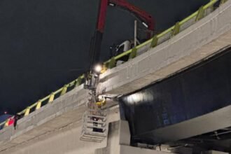 Reparan puente de Paseo 5 de Febrero en Querétaro por seguridad