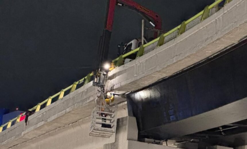 Reparan puente de Paseo 5 de Febrero en Querétaro por seguridad