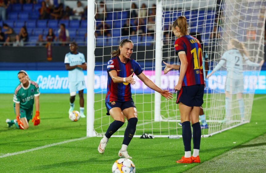 Graham Hansen anota y da triunfo al Barcelona en debut de Champions