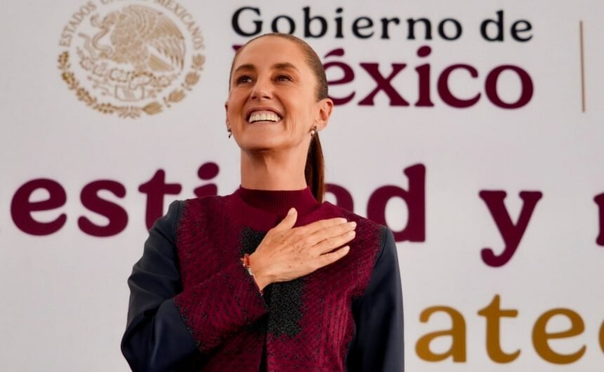Claudia Sheinbaum lidera aprobación presidencial en Latinoamérica